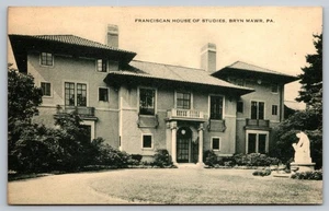 Vintage Franciscan House of Studies Postcard Bryn Mawr PA Artvue - Picture 1 of 2