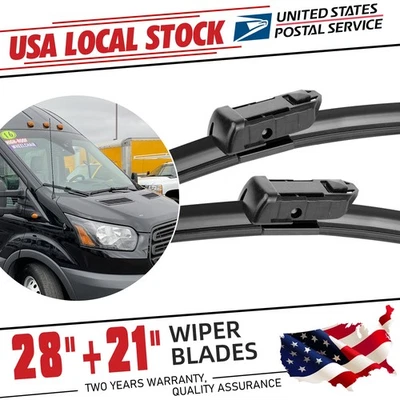 Limpiaparabrisas delantero 28" y 21" para Ford Transit-150/350 2015-2021 OEM Foto 1 de 4