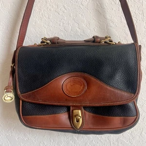 Vintage Dooney & Bourke All Weather Leather Crossbody Bag  - Picture 1 of 10