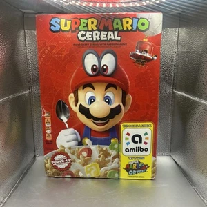Super Mario Cereal Tin Sign Board Vintage Style Nintendo Damaged look Unused - Picture 1 of 9