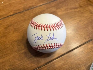 Jack Leiter Signed Baseball Psa Coa Rangers Autographed - Picture 1 of 2