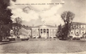 Postal de Macmillan Hall, Wells College - Aurora, Nueva York - Imagen 1 de 2