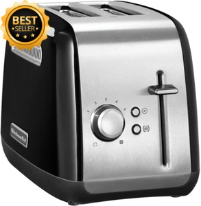Classic Toaster with 2 Slices - Onyx Black (5KMT2115AOB) - Picture 1 of 12
