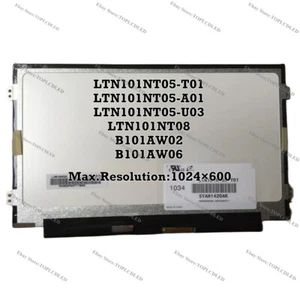 LCD delgado LTN101NT05-T01 LTN101NT08 B101AW02 B101AW06 LTN101NT05 A01 U03 10,1" - Imagen 1 de 1