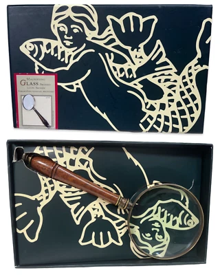 Lupa Modelos Auténticos Madera y Bronceada - AC099B NUEVA EN CAJA Envío Rápido Foto 1 de 3