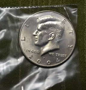 Moneda de medio dólar P Kennedy 2004 - circulada - Imagen 1 de 2