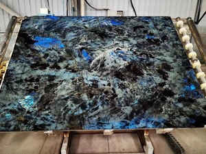 Labradorite Coffee & Dining Center Table Top, Gemstone Hallway Center Furniture - Picture 1 of 12