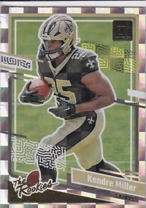 Donruss The Rookies Kendre Miller 2023 novato New Orleans Saints #22 - Imagen 1 de 2