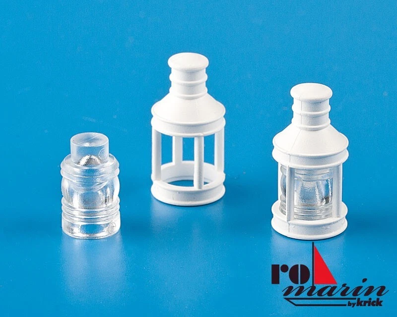 Model Boat Fittings Panoramic Masthead Lamp 10x20mm (2) Ro-Marin - Image 1 of 1