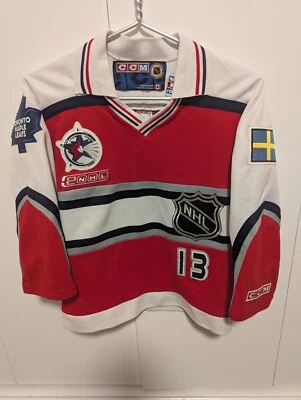 Camiseta deportiva Mats Sundin 2000 NHL All Star Game CCM niños talla pequeña - mediana Foto 1 de 3