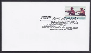 US 5694 Women's Rowing red #1 BWP FDC 2022 - Picture 1 of 1