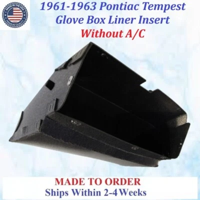 NEW 1961-1963 PONTIAC TEMPEST WITHOUT A/C GLOVE BOX LINER #PON-GBX-160 - Image 1 of 3