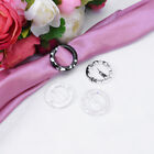  4 Pcs Round Scarf Clip Rings Clothing Corner Knotted Buckles Clothes
