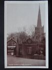 Birmingham Aston Church & Park Entrance Showing Omnibus  - Old Postcard