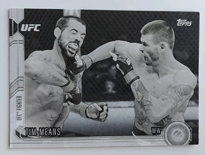 TIM MEANS 2015 TOPPS UFC BLACK AND WHITE LIMITED 132/188 - Picture 1 of 3