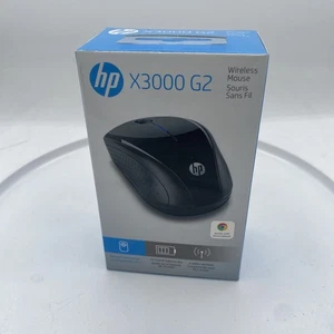 HP X3000 G2 Wireless Optical Mouse - Black (2C3M3AA#ABA) - Picture 1 of 7