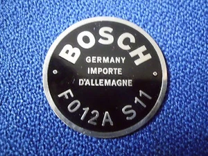 schild Bosch Typenschild Hupe Oldtimer FO12 A S 11 12 - Bild 1 von 1