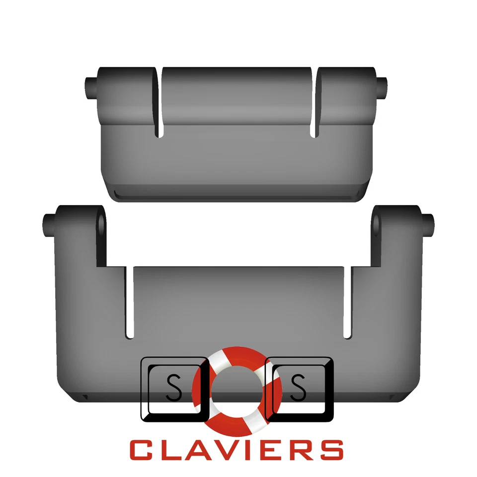 Razer Cynosa Chroma Keyboard Spare Replacement Tilt Leg Stand Foot Feet Set - Image 1 of 4