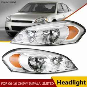 Lente ámbar faros esquineros lámparas aptas para 06-13 Chevy Impala/06-07 Monte Carlo - Imagen 1 de 11