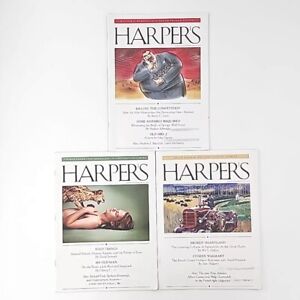 Harper's Magazine Menge 3 Ausgaben Februar, Juni und Juli 2012