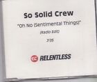 So Solid Crew-Oh No Promo cd single