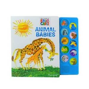 Eric Carle Animal Babies Listen And Learn Board Book (World of Eric - GOOD