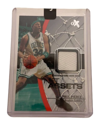 2003-04 E-X NET ASSETS GAME-USED #6 PAUL PIERCE  JERSEY  BB23 - Image 1 of 2
