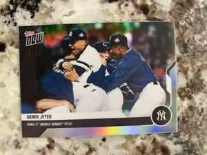 2020 TOPPS NOW CHROM REFRAKTORKARTE 59/99 YANKEES DEREK JET KARRIERE #DJ-10 - Bild 1 von 1