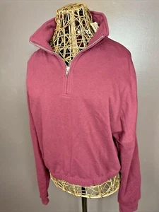 NWT GARAGE Chandail Fleece Cinched Dolman Mockneck Girls Large - Picture 1 of 4