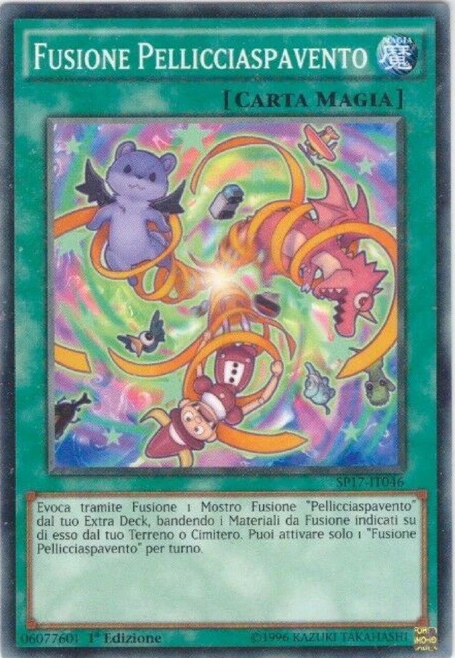 YU-GI-OH! SP17-IT046 Fusione Pellicciaspavento comune 1°ediz. Italiano yugioh  - Immagine 1 di 1