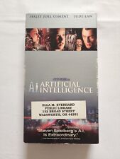 ARTIFICIAL INTELLIGENCE Jude Law VHS Tape, COMPLETE/TESTED SEE PHOTOS (VHS25)