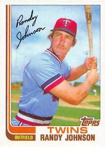 Randy Johnson 1982 Topps Traded 51T  Minnesota Twins Rookie Baseball Card