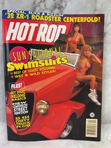 Hot Rod Magazine Sunsational Swimsuits April 1990 Issue with Centerfold - Picture 1 of 13