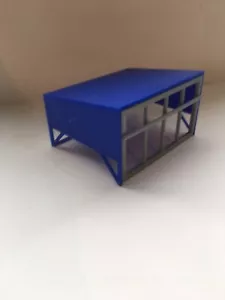 Blau Maßstab 1/32 Kalb Kriechfutter Diorama Display Rinder Kratzer gebaut - Bild 1 von 3