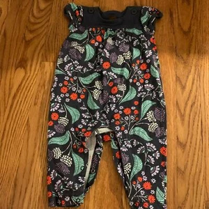 Tea Collection Thistle Floral One Piece Romper Size 3-6 Months - Picture 1 of 5