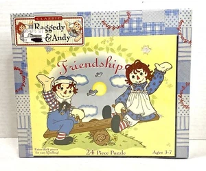 Vintage Raggedy Ann & Andy 24 Piece Puzzle Friendship New Sealed 2001 Pressman - Picture 1 of 3