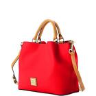 Dooney & Bourke $288 Salmon Red Wexford Leather Small Brenna Purse NEW 0221PG