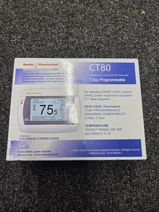 Radio Thermostat CT80 Programmable Communicating Thermostat (Brand New) (U) - Picture 1 of 2