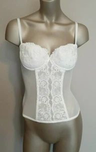 Bustier Taille 90B (75B eu) Millesia Caprice Blanc - Picture 1 of 5