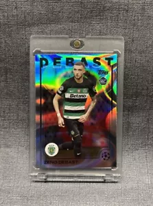 2024-25 Topps UEFA Club Competitions Rain Drops #177 Zeno Debast RC - Picture 1 of 2