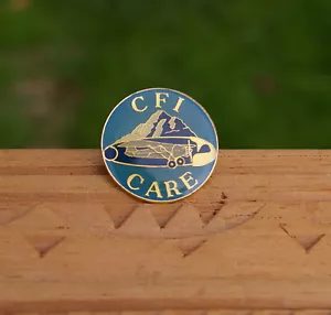 Pinback de solapa de metal y esmalte de 1" instructor de vuelo certificado por CFI Care - Imagen 1 de 3