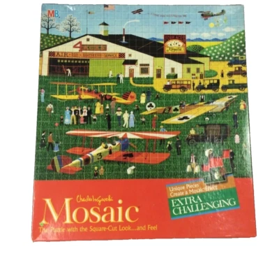  Harsbro Puzzle Mosaic Square Cut Unique Pieces Charles Wysocki 16 7/8"x19 7/8"  - Image 1 of 4