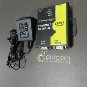 Brainboxes Ethernet to Serial ES-257 Adapter 2xRS232 - Bild 1 von 2