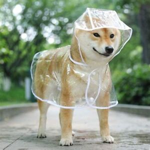 Waterproof Pet Rain Jacket Lightweight Pet Rain Poncho  Schnauzer