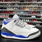 Nike Air Jordan 3 Retro 'Racer Blue' 2021 CT8532-145 Men’s Size 13 No Insoles