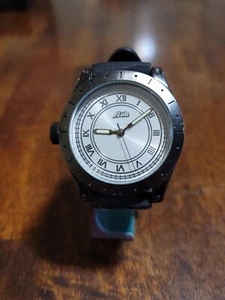 Flud Mens Big Face Watch - Japan Quartz Movement - 50mm - Genuine Rubber Strap - Picture 1 of 7