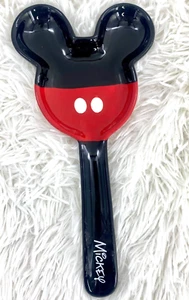 Disney Mickey Mouse Cuchara Reposapiés Figura Cerámica Clásico Negro Rojo Soporte - Imagen 1 de 6