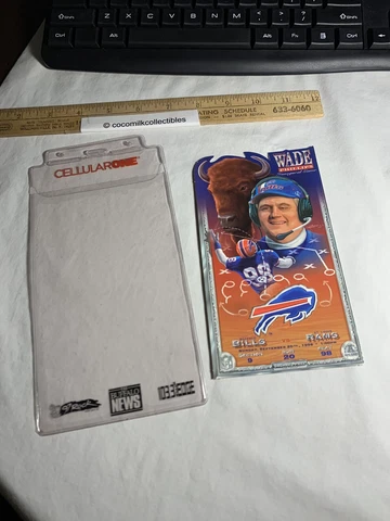 Vintage Sept 20 1998 Buffalo Bills SGA Coach Wade Phillips Inaugural Game Ticket Cover