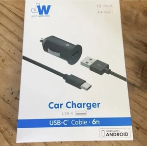 Just Wireless Type-C Car Charger. New In Box. - Picture 1 of 3