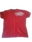 MENS QUICKSILVER RED T SHIRT SIZE LARGE